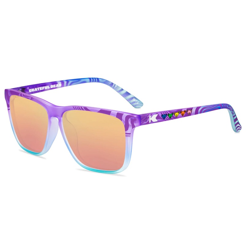 Knockaround Fast Lanes Men’s Sunglasses – Grateful Dead Trippy Bears Polarized