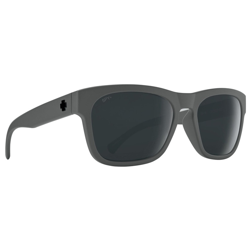 Spy Crossway Men’s Sunglasses – Matte Gray/Black Spectra Mirror Grey Polarized