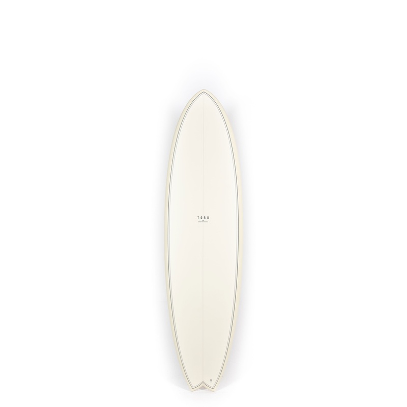Torq Surfboards – MODFISH – Classic Cream – 7’2″ x 22 1/2 x 3 – 52.7L