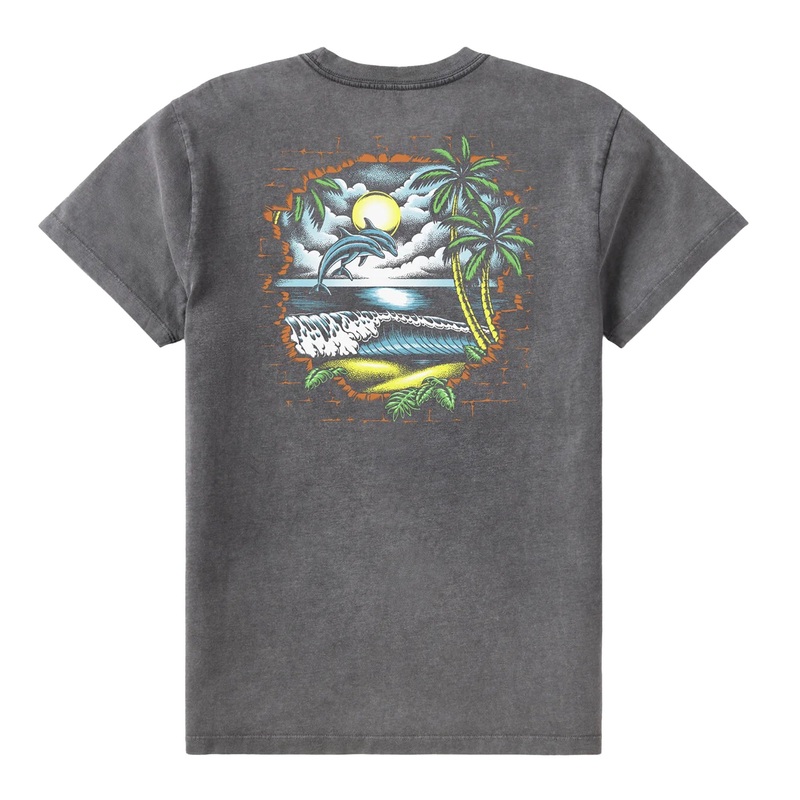 Katin Venice Youth Boy’s S/S T-Shirt – Black Sand Wash