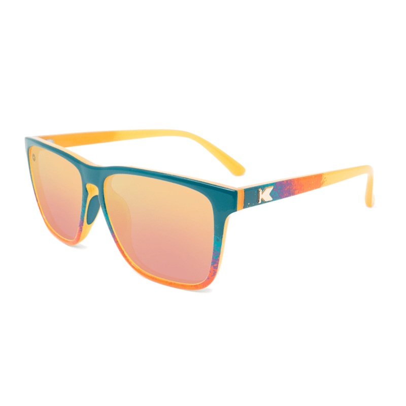 Knockaround Fast Lanes Sport Men’s Sunglasses – Desert Polarized