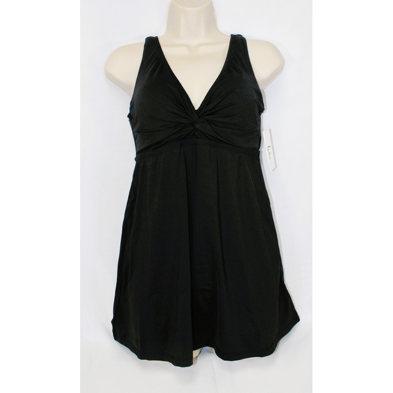 Women’s Leilani Swim Dress Solid Black