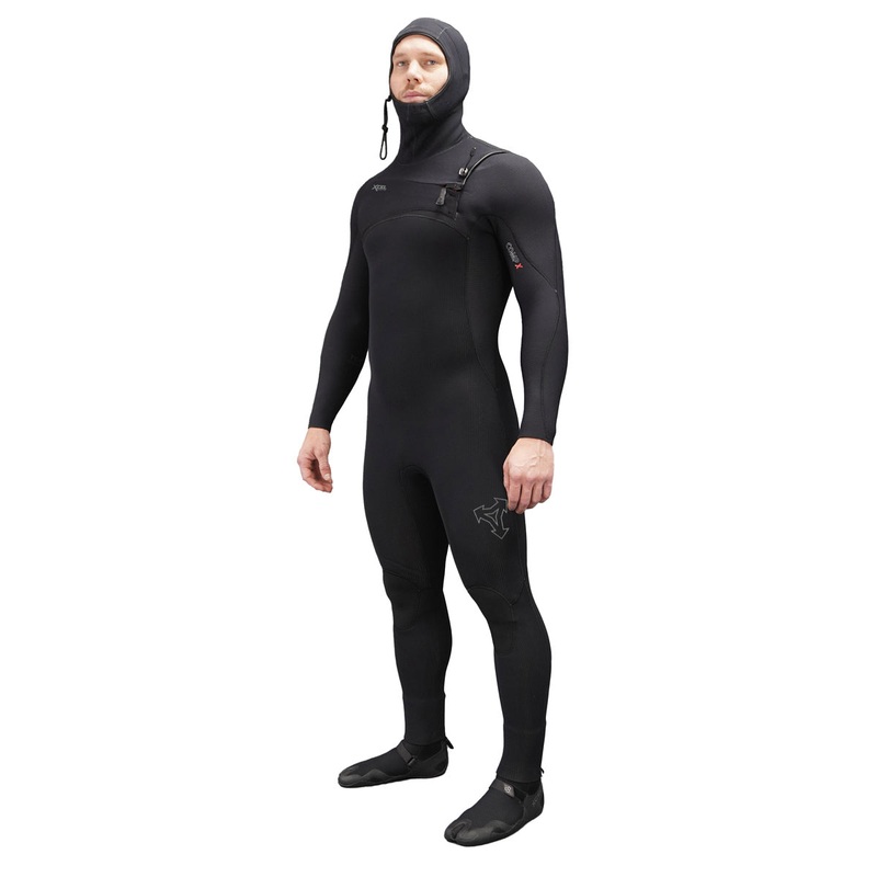 Xcel Men’s Comp X 5.5/4.5mm Hooded Wetsuit – Black