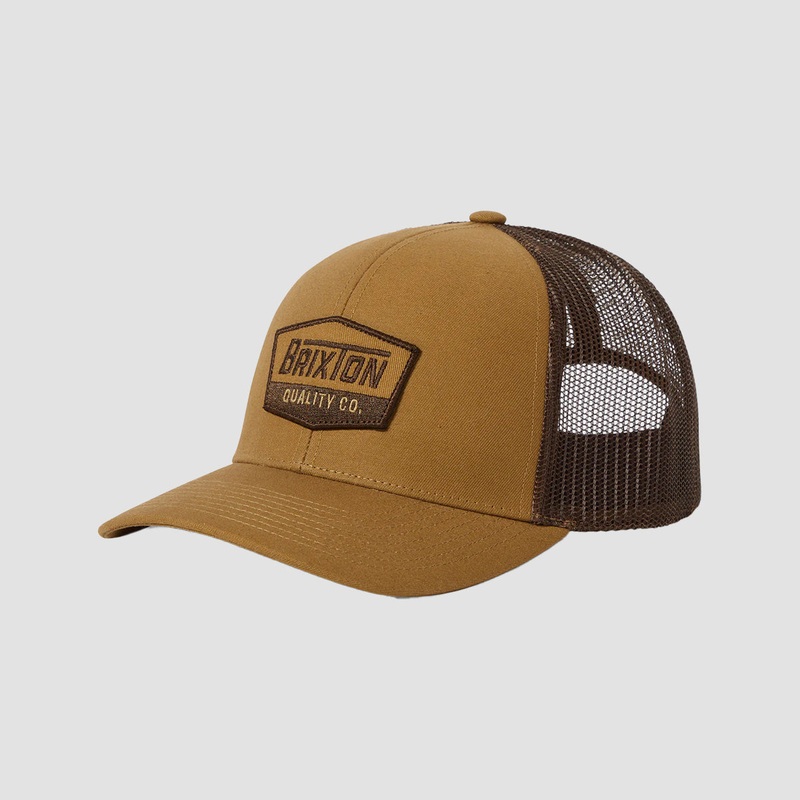 Brixton Regal Netplus Mp Trucker Hat Dark Khaki/Coffee
