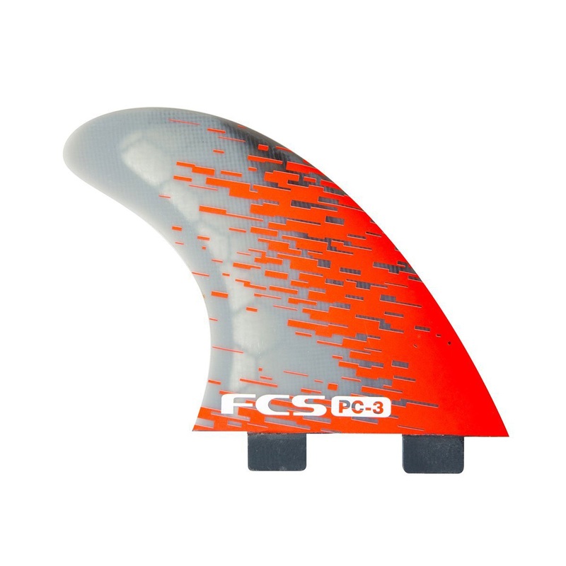 FCS I PC-3 Tri Surfboard Fins – Small/Red