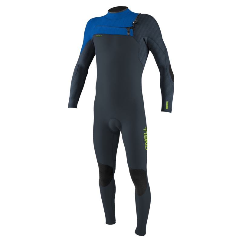 O’Neill Youth Hyperfreak 4/3+ Chest Zip Full Dark Orion/Deep Sea/Copen Blue