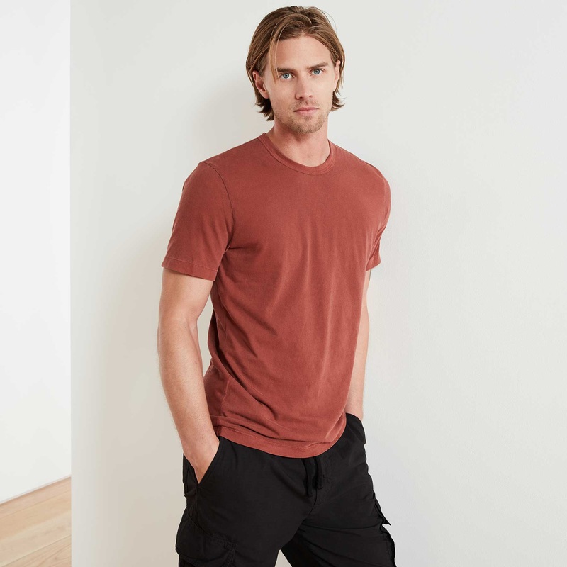 Short Sleeve Crew Neck – Ember Pigment
