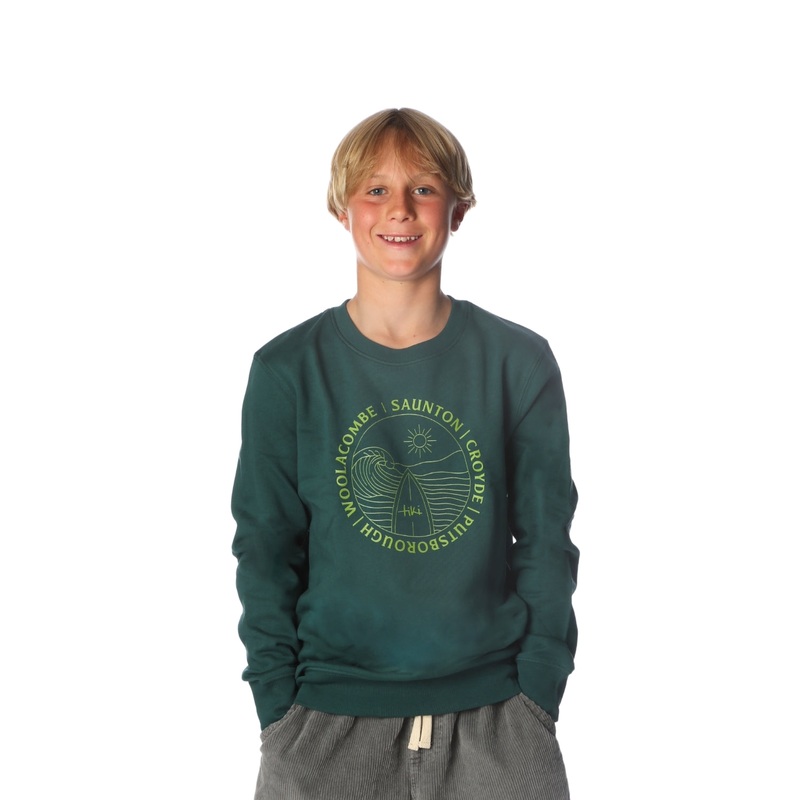 Tiki North Devon Mini Crew Green