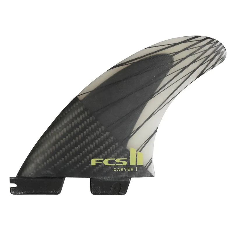 FCS II Carver PC Carbon Tri Fin Set – Large – Eucalyptus