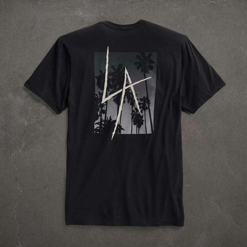 JP x LA Short Sleeve Palm Fade – Black