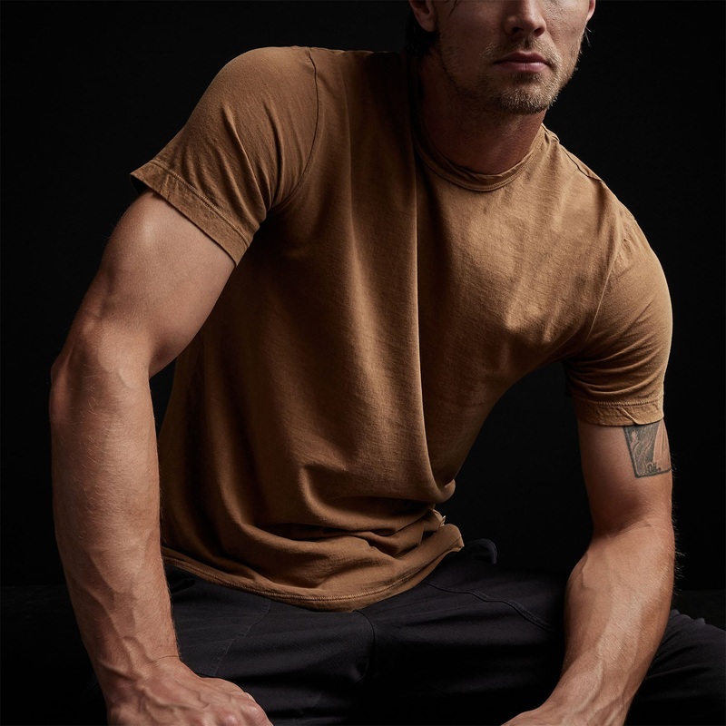 Short Sleeve Crew Neck – Copper Pigment