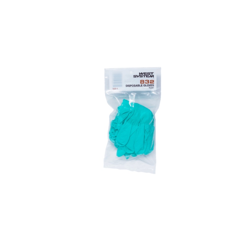 West System 832 Disposable Gloves 4 pack