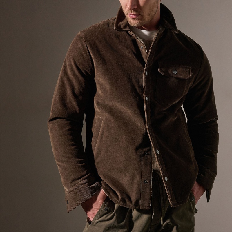 Corduroy Sherpa Jacket – Umber