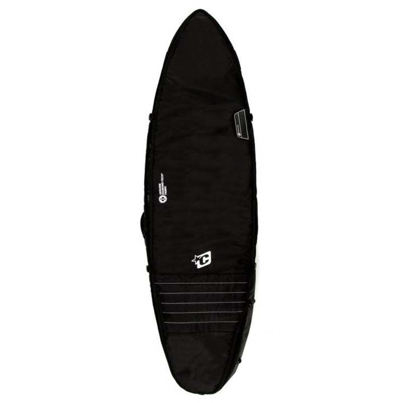Creatures Triple Shortboard Boardbag-Black/White-6’3″