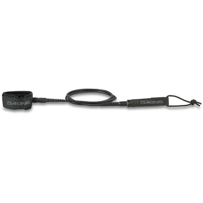 Dakine Kainui Plus Leash-Black-7′ x 1/4″