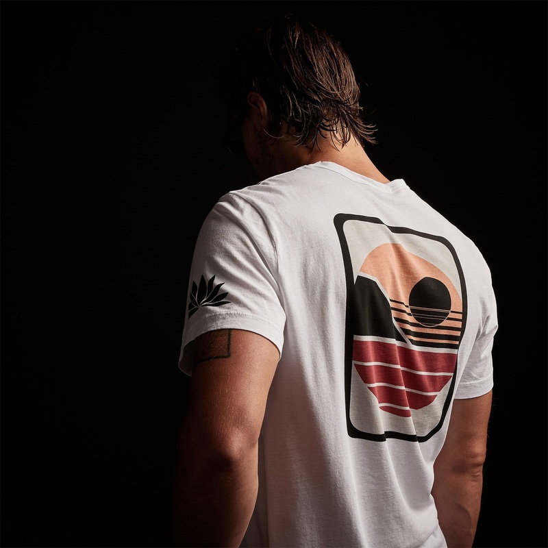 Malibu Shoreline Graphic Crew – White