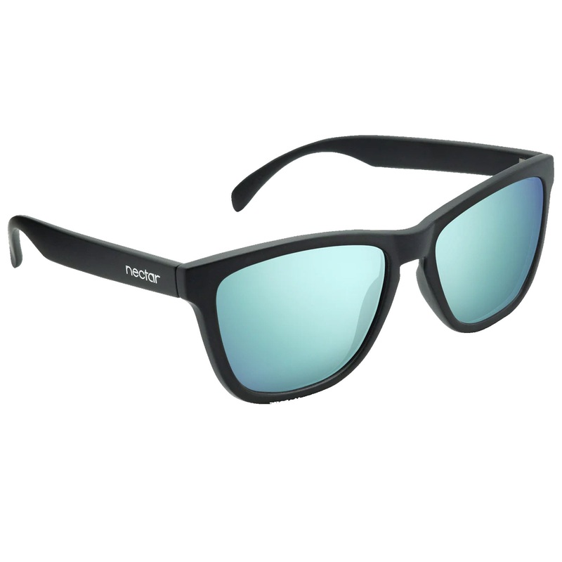 Nectar Chucktown Men’s Sunglasses – Black/Blue Polarized