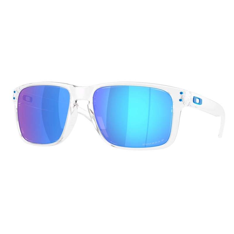 Oakley Holbrook XXL Men’s Sunglasses – Polished Clear/Prizm Saphire Polarized
