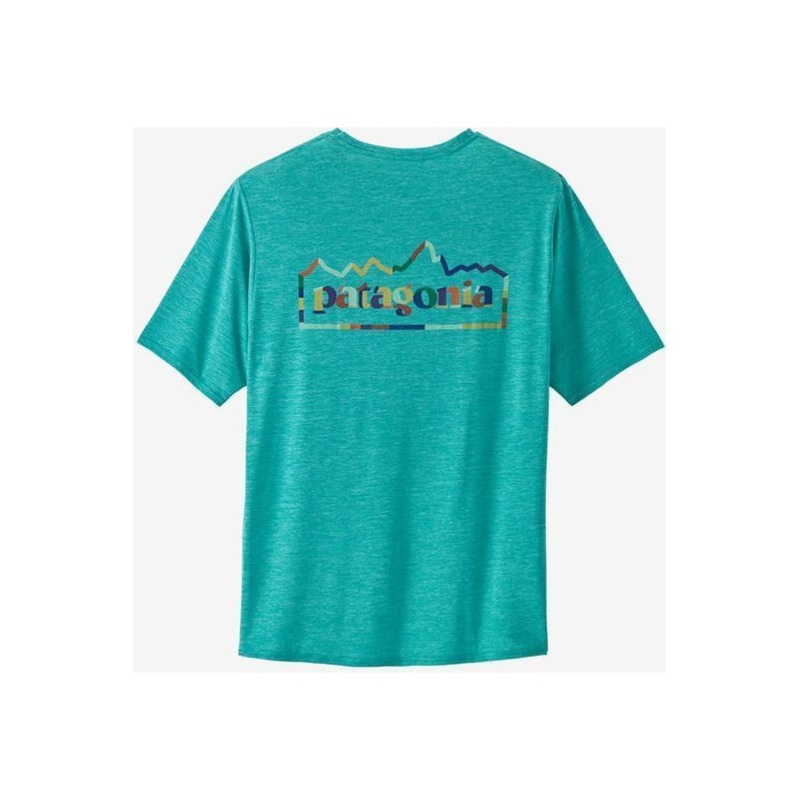 Patagonia Men’s Cap Cool Daily Graphic T-Shirt Unity Fitz: Subtidal Blue X-Dye