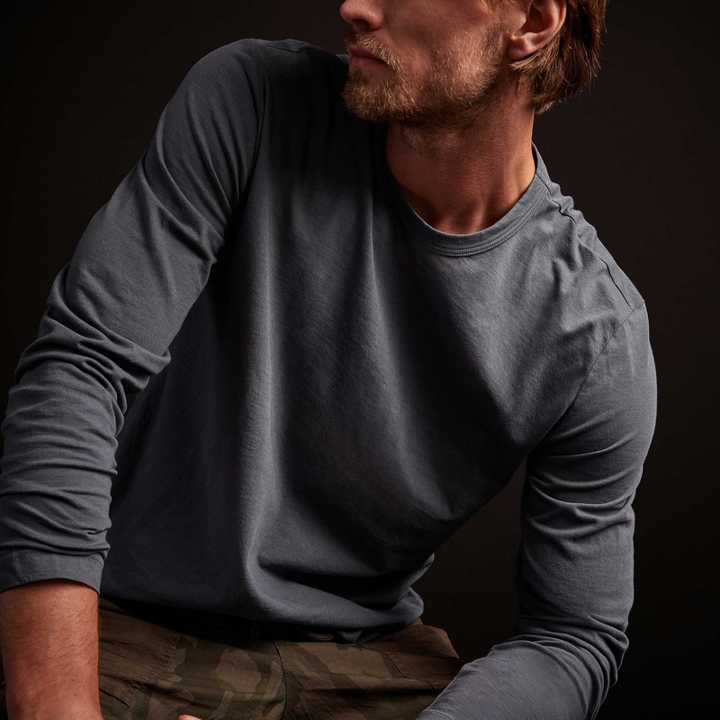 Long Sleeve Crew Neck – Maine Pigment