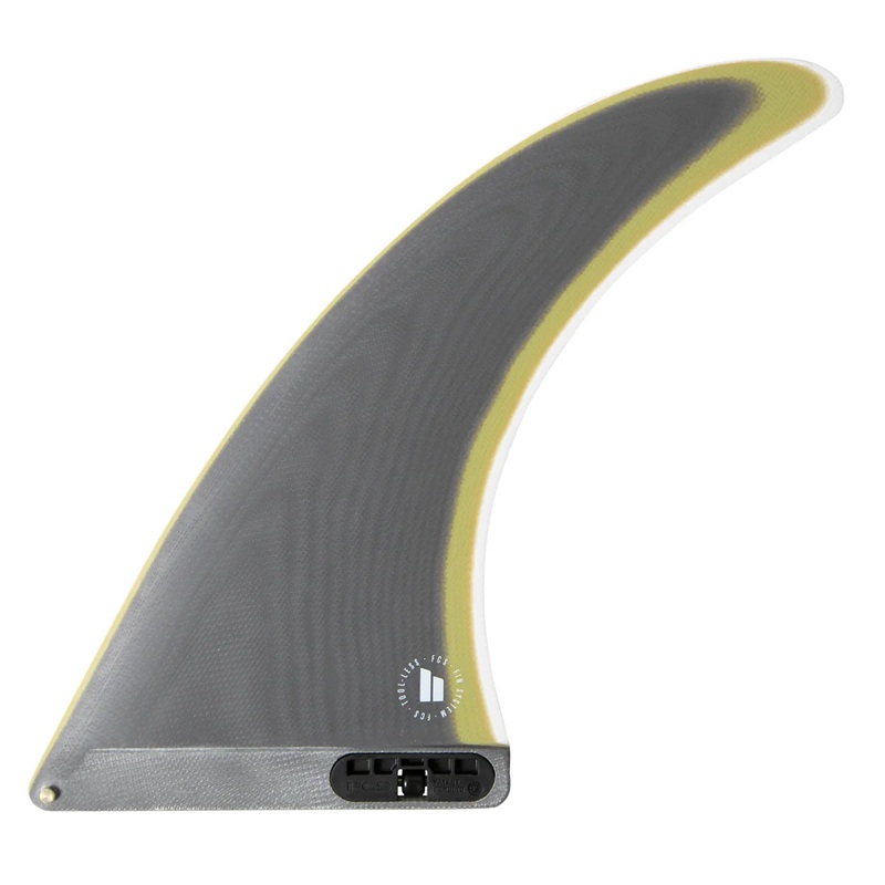FCS II Clique Performance Glass Longboard Fin – 9″/Charcoal