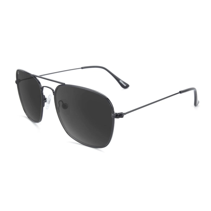 Knockaround Mount Evans Men’s Sunglasses – Black/Smoke Polarized