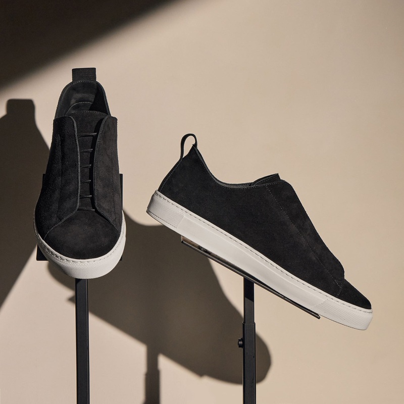Men’s Suede Solstice Sneaker – Black