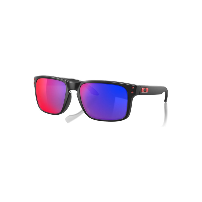 Oakley Holbrook Sunglasses Matte Black Red Iridium