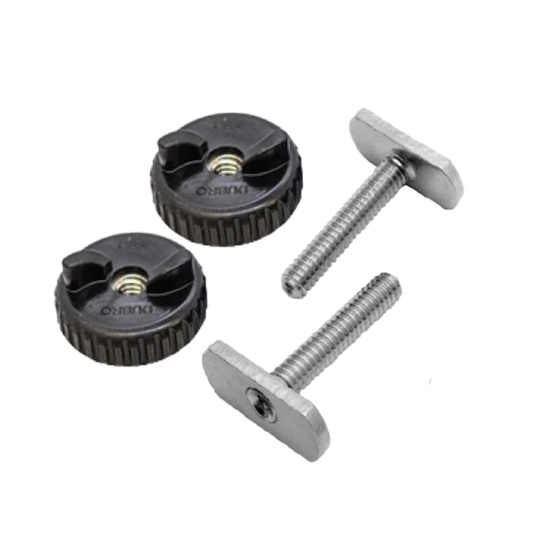 YakGadget Track Hardware: 2 Knobs & 2 T-Nuts