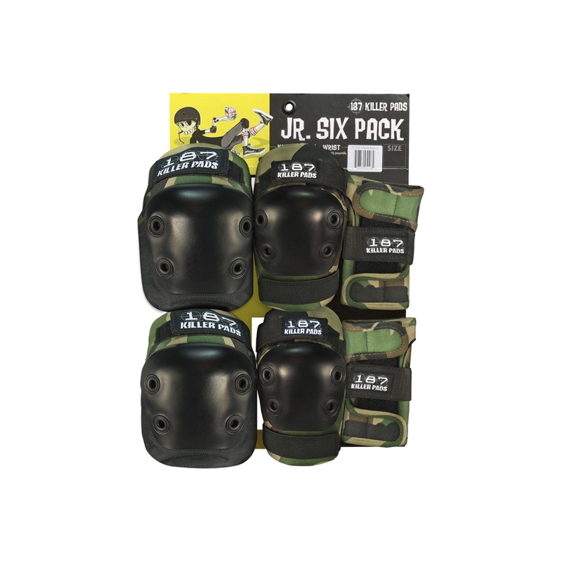 187 Killer Pads Junior Six Pack – Camo
