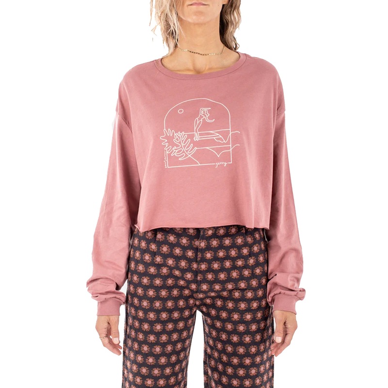 Jetty Tidal Romance Women’s L/S Shirt – Mauve