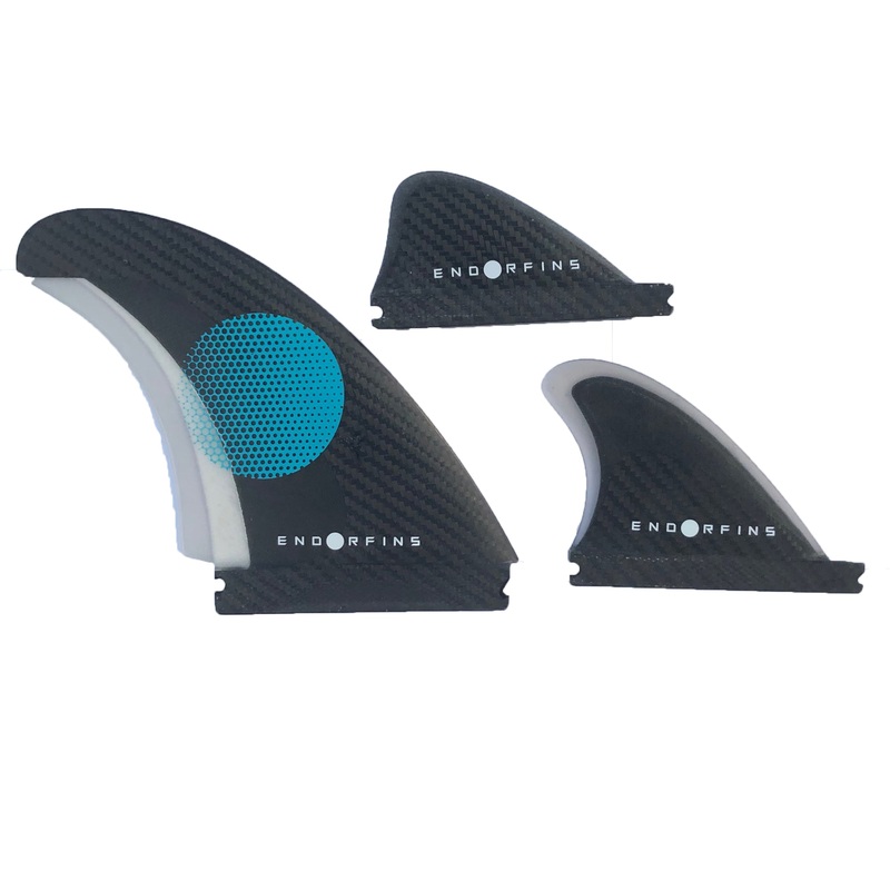 Endorfins Slater KS Twin Futures Twin+2 Surfboard Fins – Blue