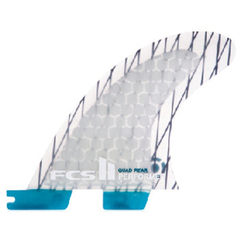 FCS II Performer PC Carbon Quad Rear Fins – Large