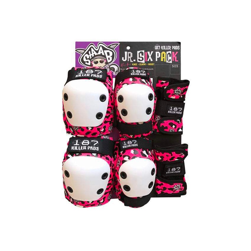 187 Killer Pads Junior Six Pack – Staab Pink