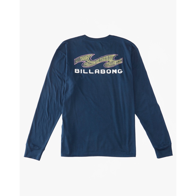 Billabong Fragment L/S Tee-Dark Blue