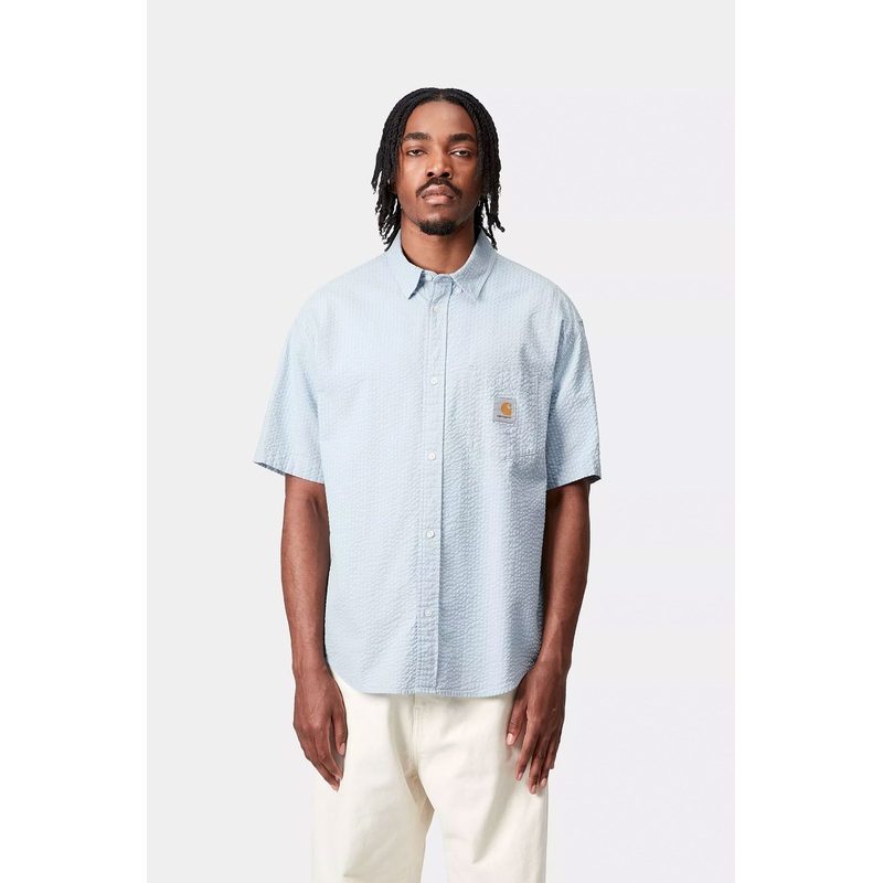 CARHARTT WIP – TOLAND SHIRT – BLUE FOG – MAN