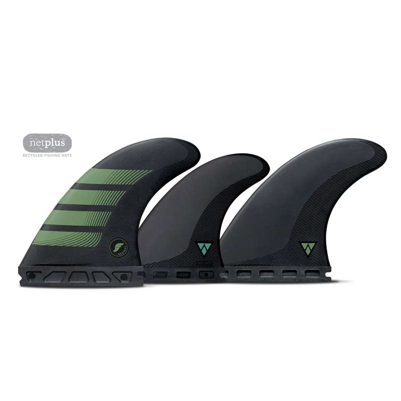 Futures F8 Alpha 5-Fin Surfboard Fins – Large/Green