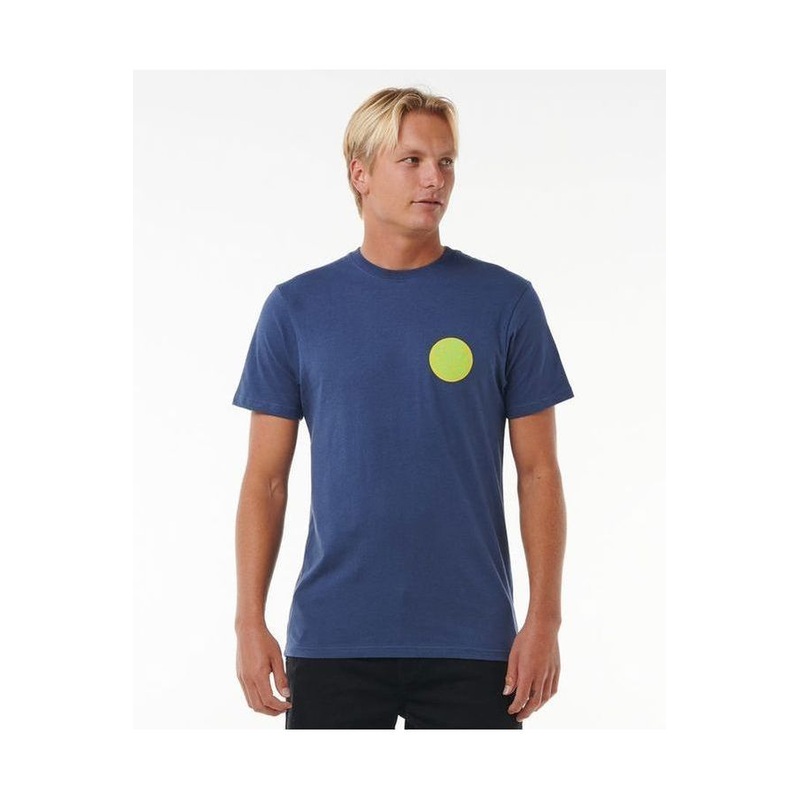 Rip Curl Wettie Passage Icon T-Shirt Washed Navy
