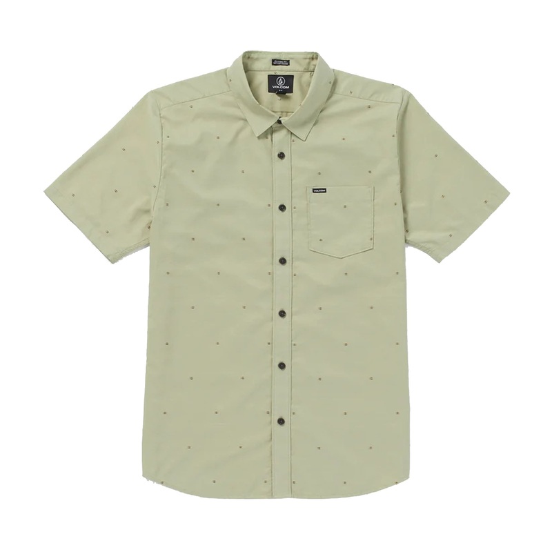 Volcom Bankstone Woven Men’s S/S Dress Shirt – Green