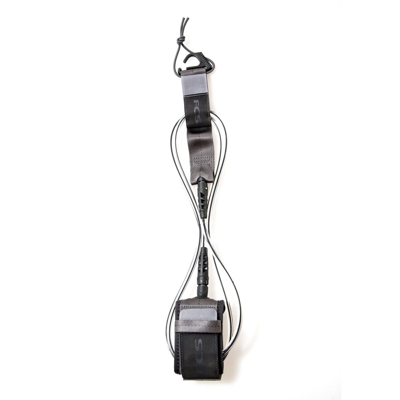 FCS 8ft Regular Leash – Coal