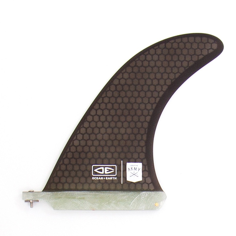 O&E CREATIVE ARMY HONEYCOMB SINGLE FIN