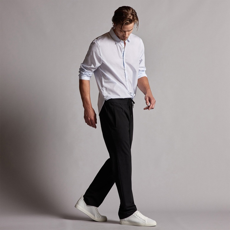 Poplin Striped Shirt – Light Blue Stripe
