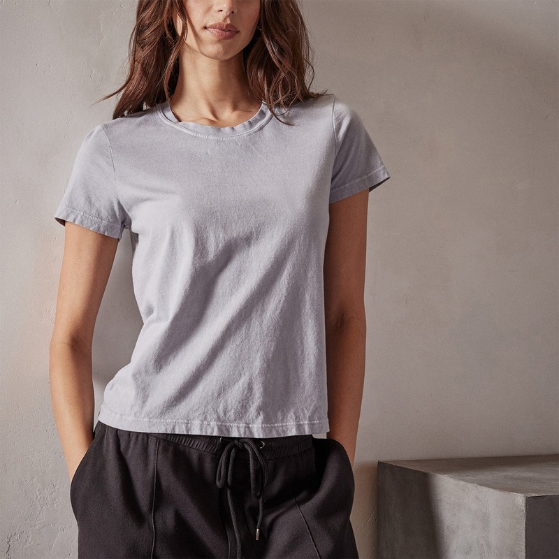 Vintage Little Boy Tee – Blue Fog Pigment