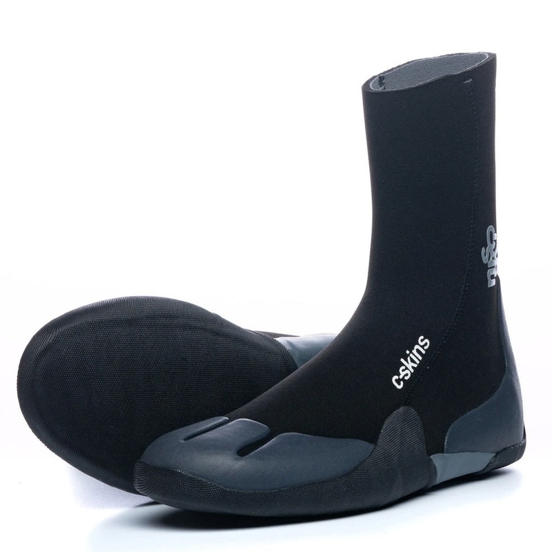 C-Skins Legend 5mm Round Toe Wetsuit Boot – Black/Charcoal