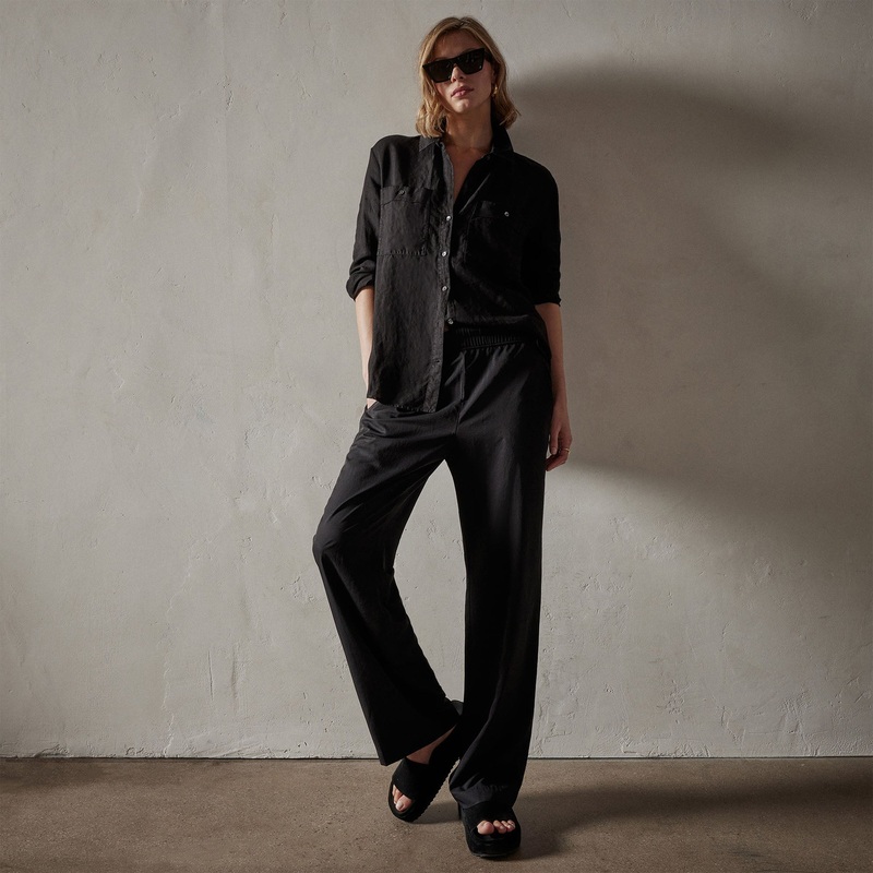 El Matador Linen Shirt – Black