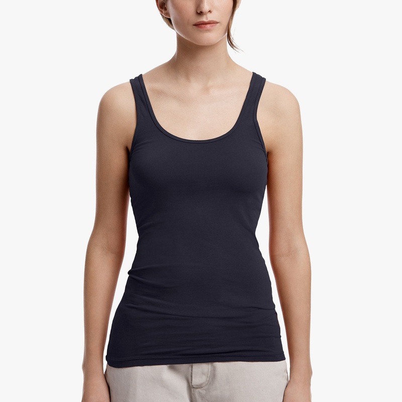 Long Jersey Tank – French Navy