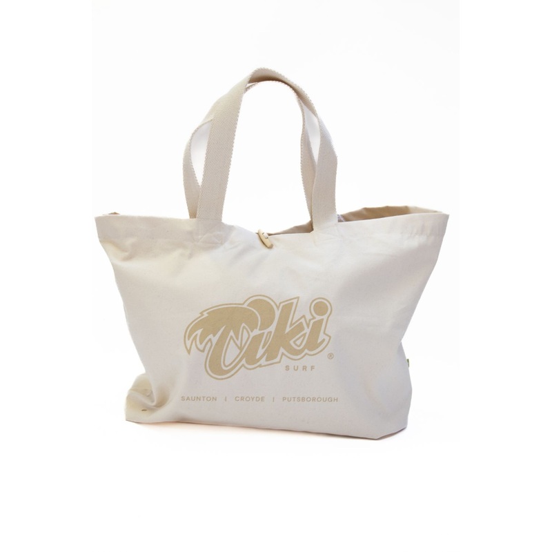 Tiki North Devon Beach Daze Tote Bag Natural