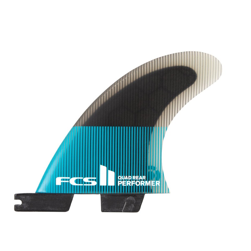 2020 FCS II Performer PC Quad Rear Fins – Teal/Black