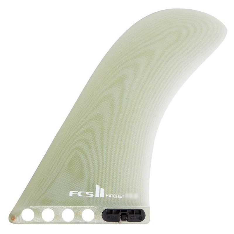 FCS II Hatchet PG Longboard Fin 9″ – Clear