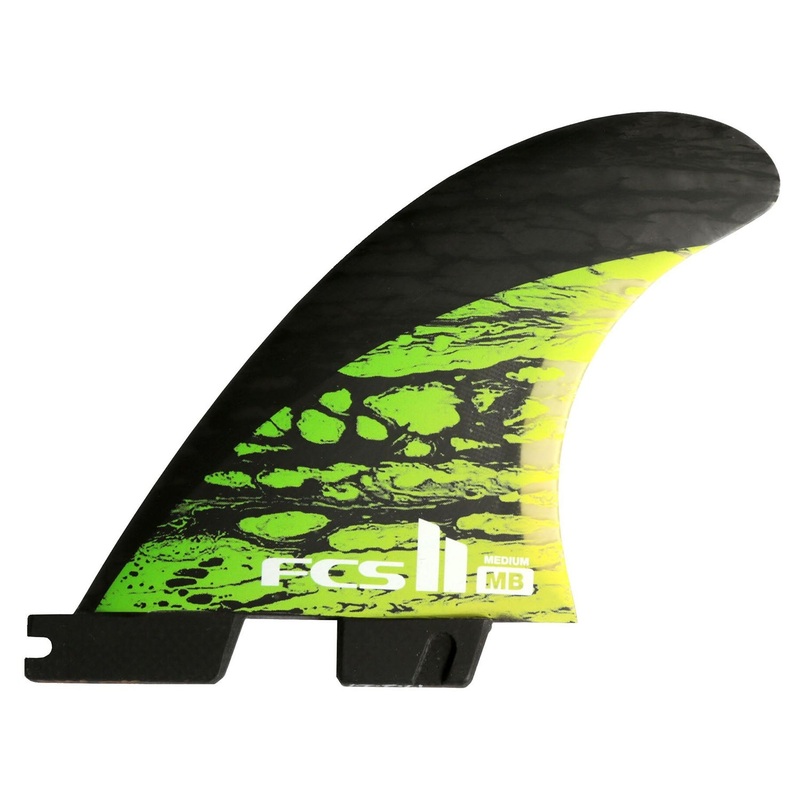 FCS II MB PC Carbon Tri Fin Set – Medium